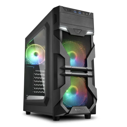 کیس کامپیوتر شارکن مدل VG7-W RGB (استوک)با جعبه