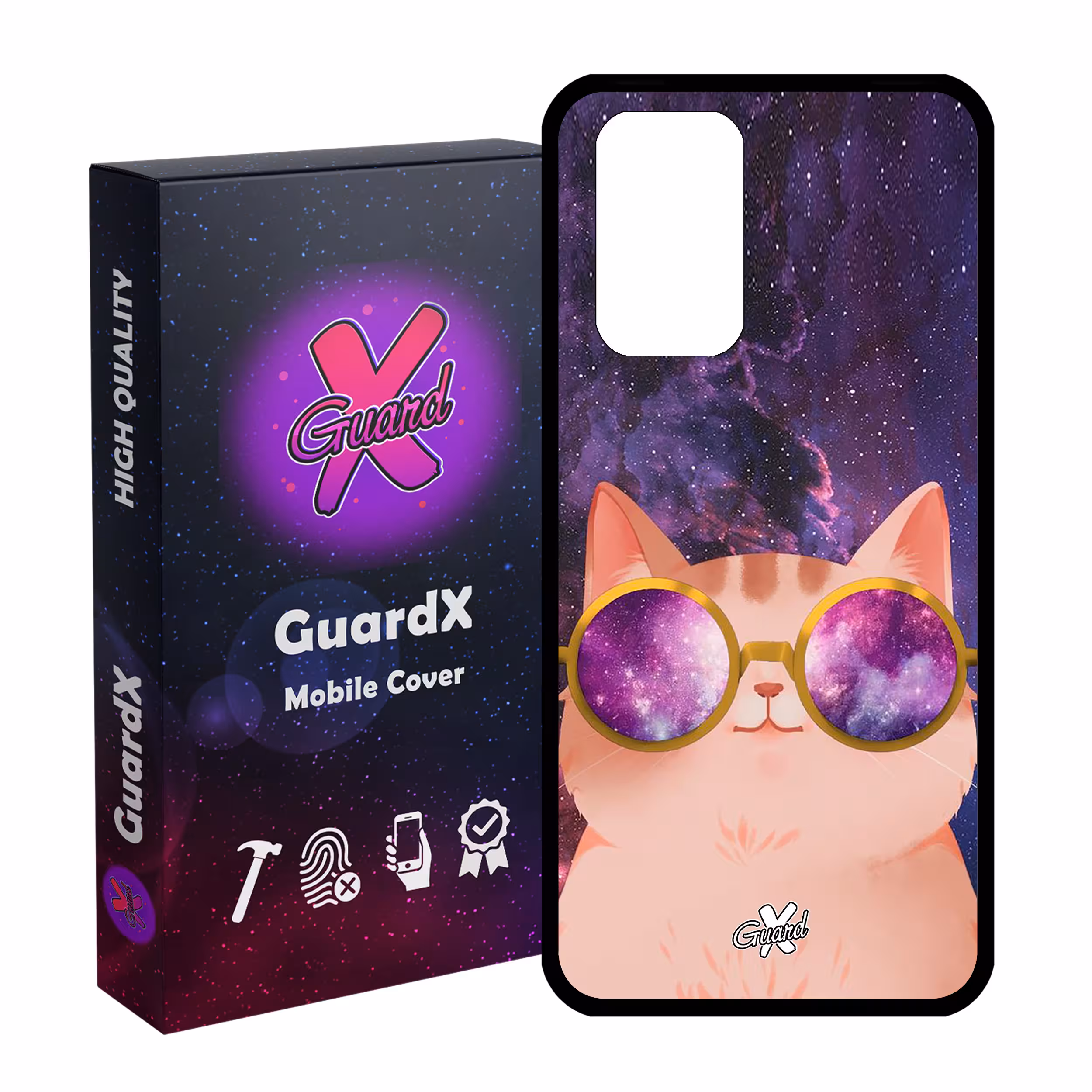 کاور گارد ایکس طرح Cat مدل Glass10078 مناسب برای گوشی موبایل شیائومی Redmi Note 10 Pro / Note 10 Pro Max
