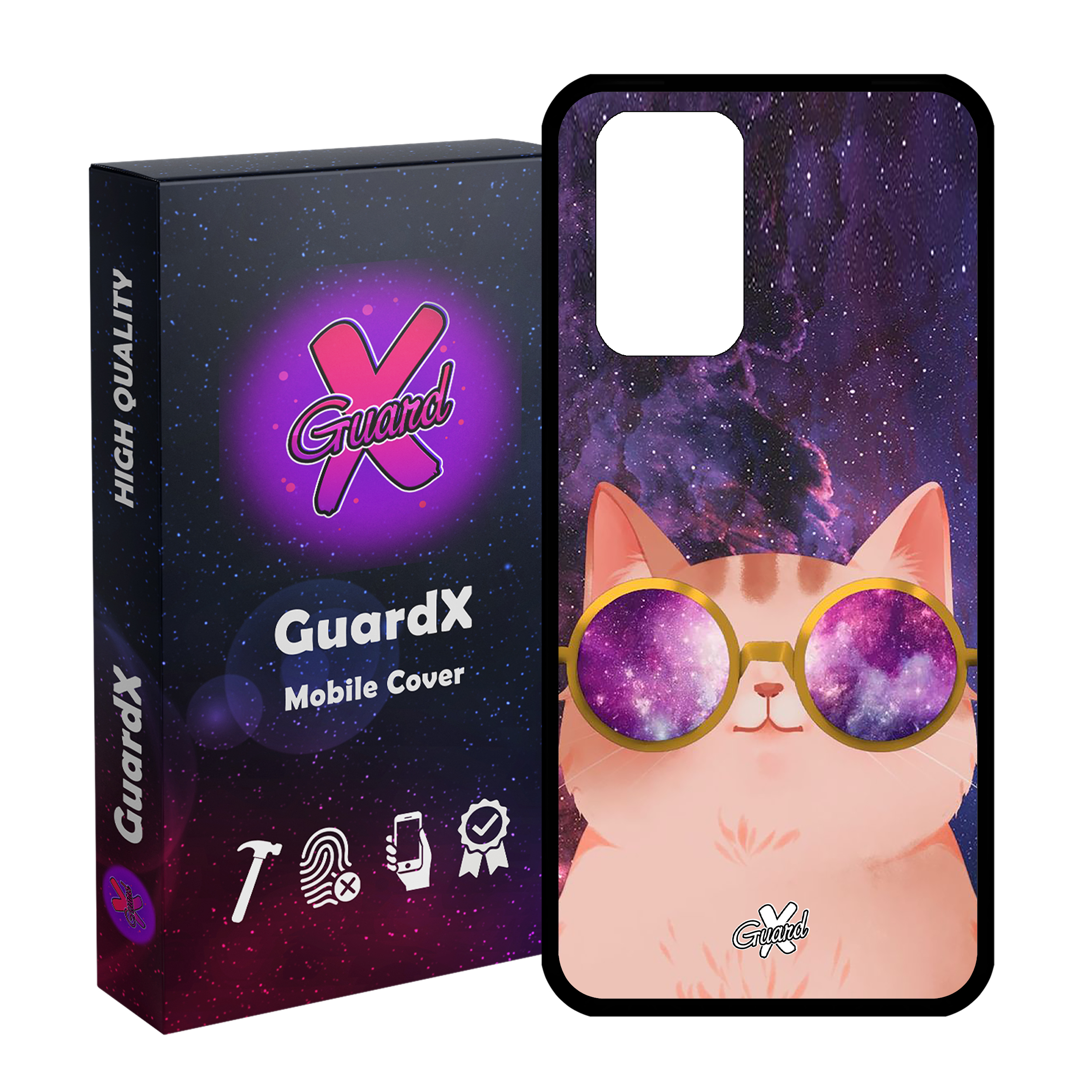 کاور گارد ایکس طرح Cat مدل Glass10078 مناسب برای گوشی موبایل شیائومی Redmi Note 10 Pro / Note 10 Pro Max