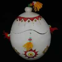 شکلات خوری سرامیکی هیوا طرح جبه دربدار کد 11026147