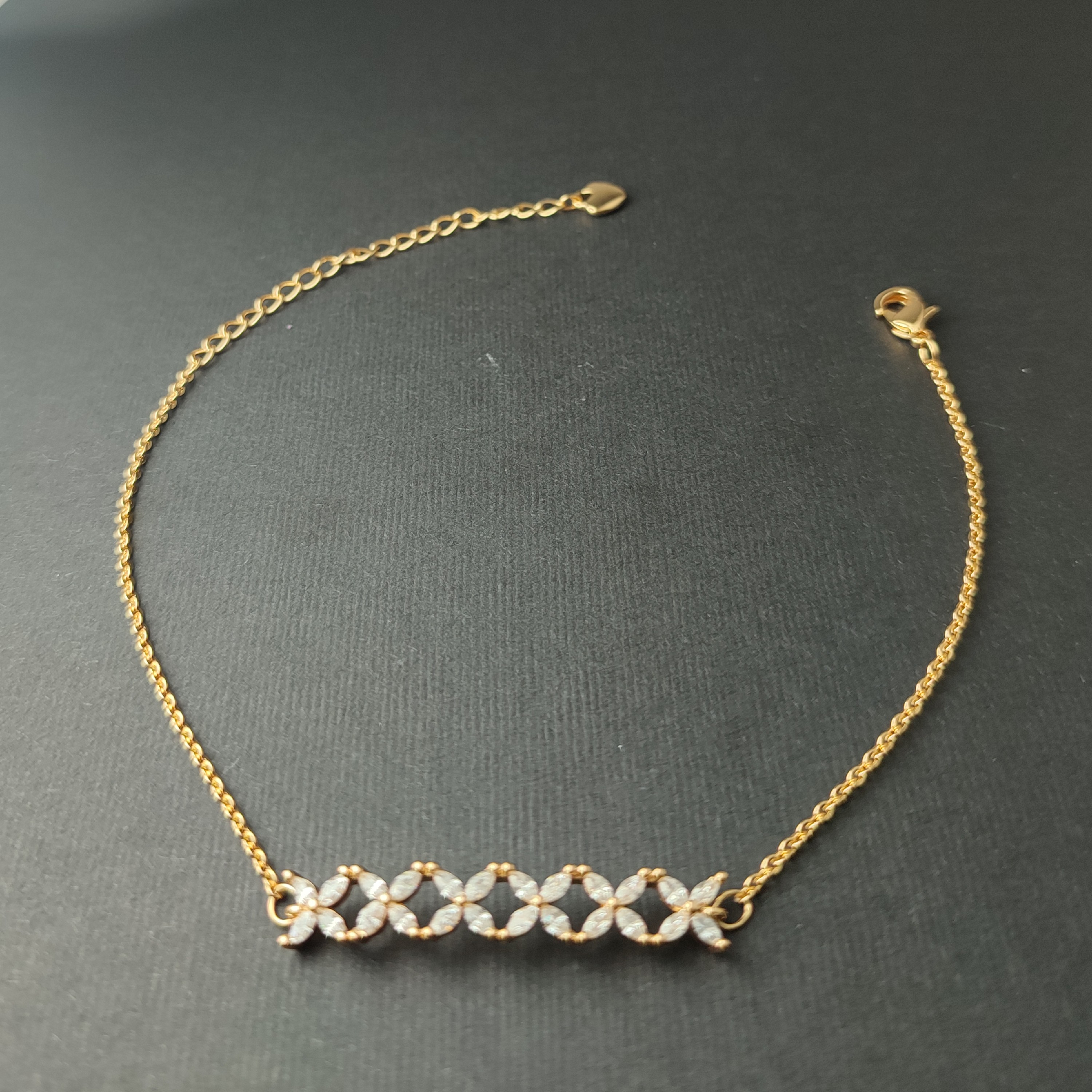 دستبند استیل رنگ طلایی 