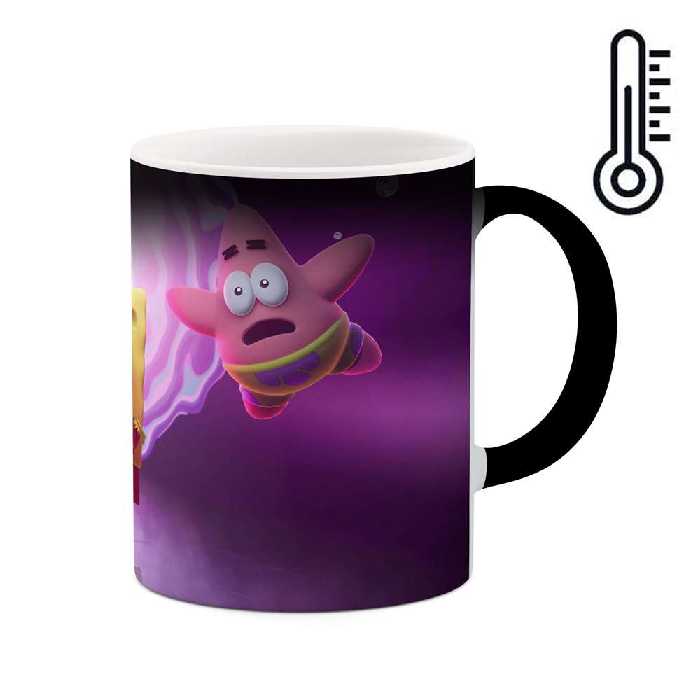 ماگ حرارتی طرح باب اسفنجی و پاتریک مدل mgph14304