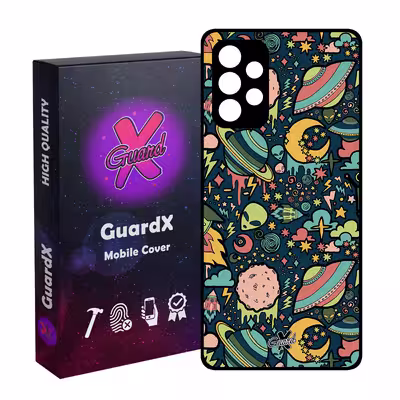 کاور گارد ایکس طرح Galaxy مدل Glass10191 مناسب برای گوشی موبایل سامسونگ Galaxy A72