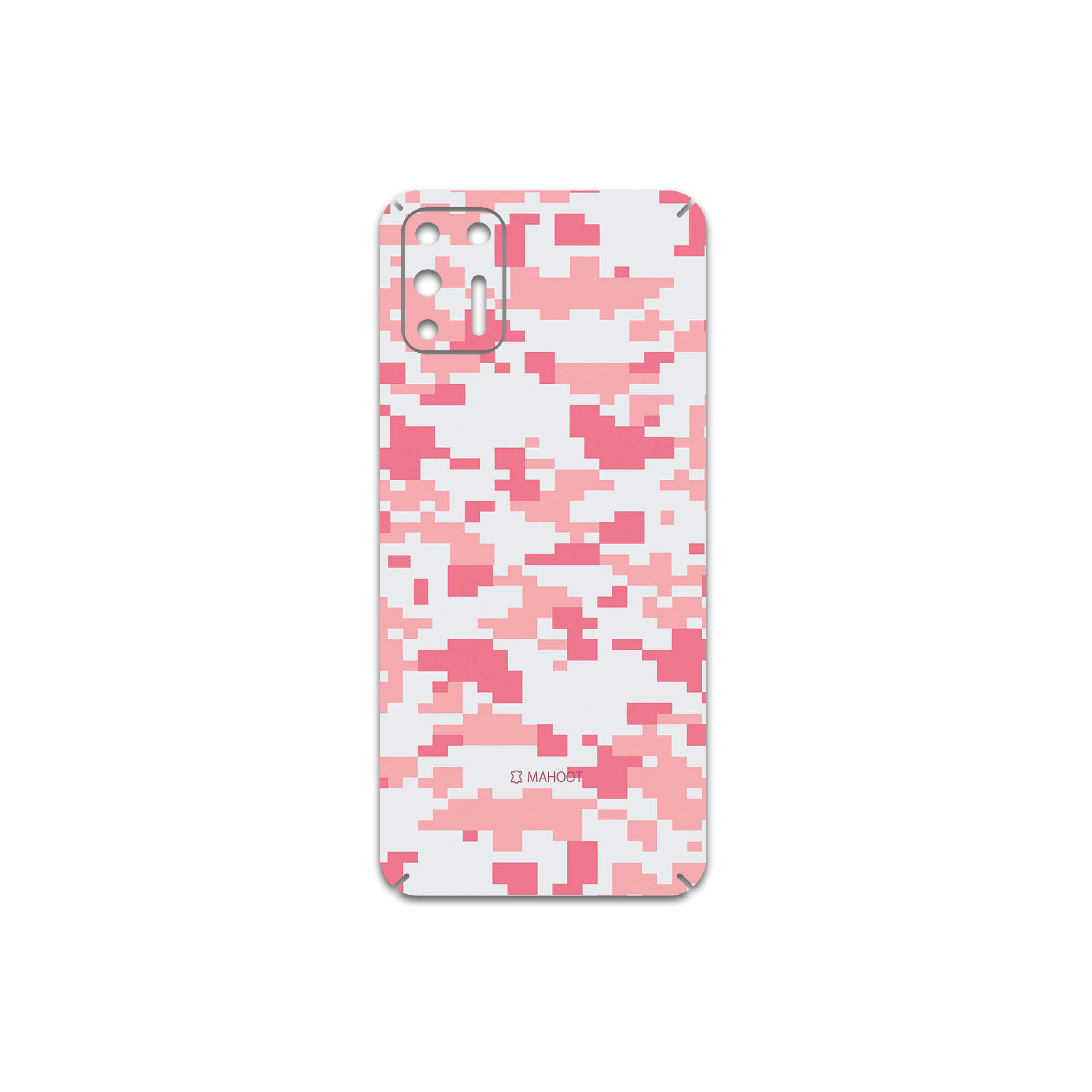 برچسب پوششی ماهوت مدل Army-Pink-pixel مناسب برای گوشی موبایل موتورولا Moto G9 Plus