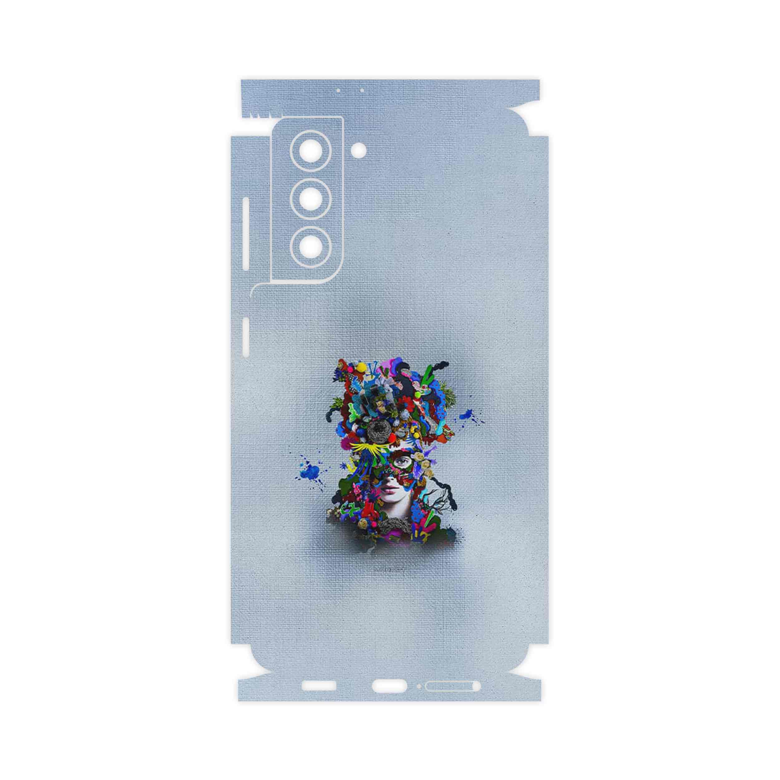 برچسب پوششی ماهوت مدل Collage of surreal Portrait of Women 4-FullSkin مناسب برای گوشی موبایل سامسونگ Galaxy S21 5G