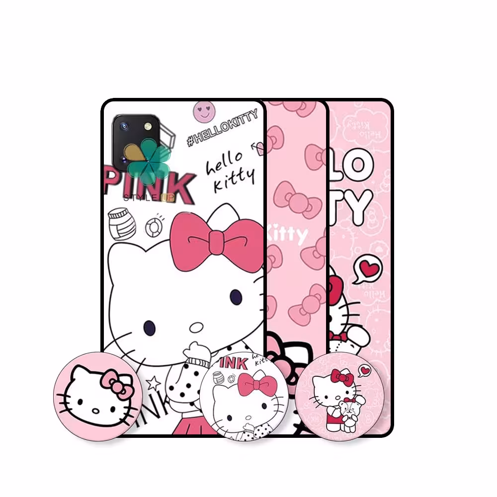 قاب دخترانه گوشی سامسونگ Galaxy Note 10 Lite / A81 طرح Hello Kitty