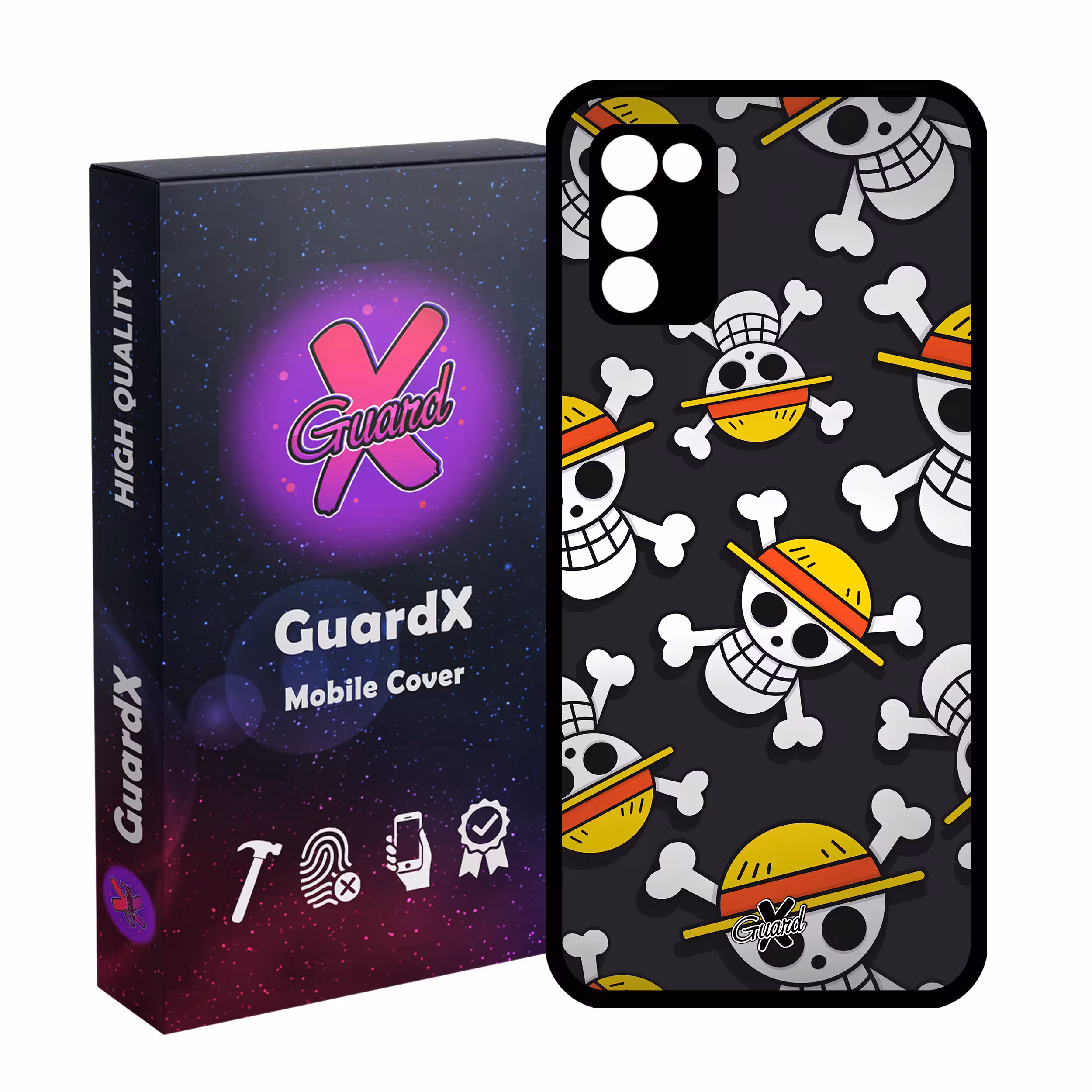 کاور گارد ایکس طرح One Piece Anime مدل Glass10507 مناسب برای گوشی موبایل سامسونگ Galaxy A03S/A02S/M02S/F02S