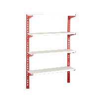 قفسه مدل سوپری 4 طبقه سایز 95x30 سانتی متر