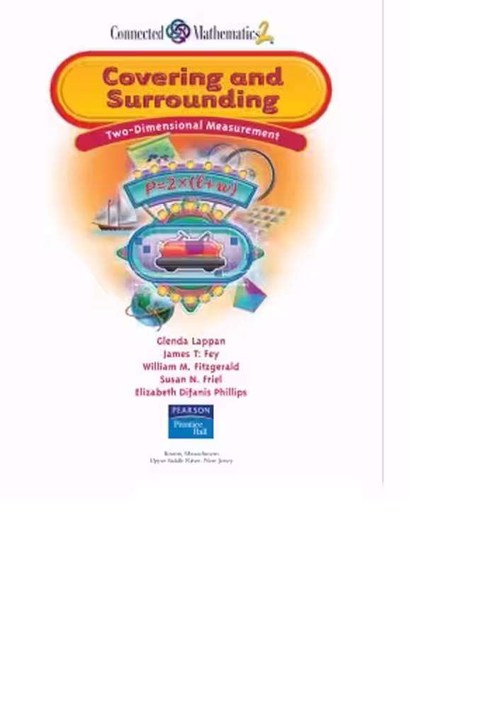 خرید و دانلود نسخه کامل کتاب Covering and Surrounding: Two-Dimensional Measurement: Teacher's Guide: Connected Mathematics