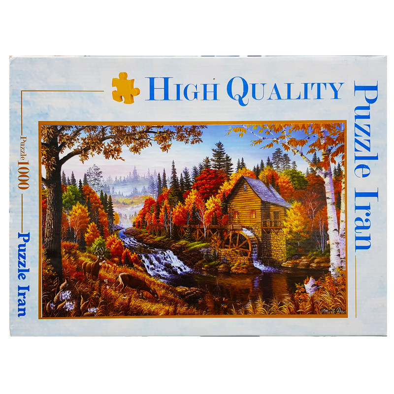 پازل 1000 تکه ایران پازل طرح کلبه پاییزی | چاوه