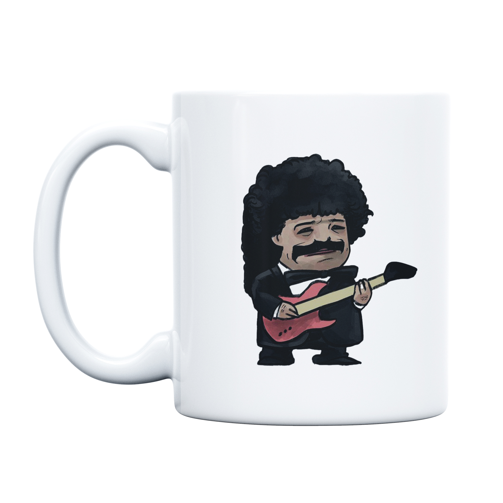 ماگ طرح کاریکاتور مدل عباس قادری