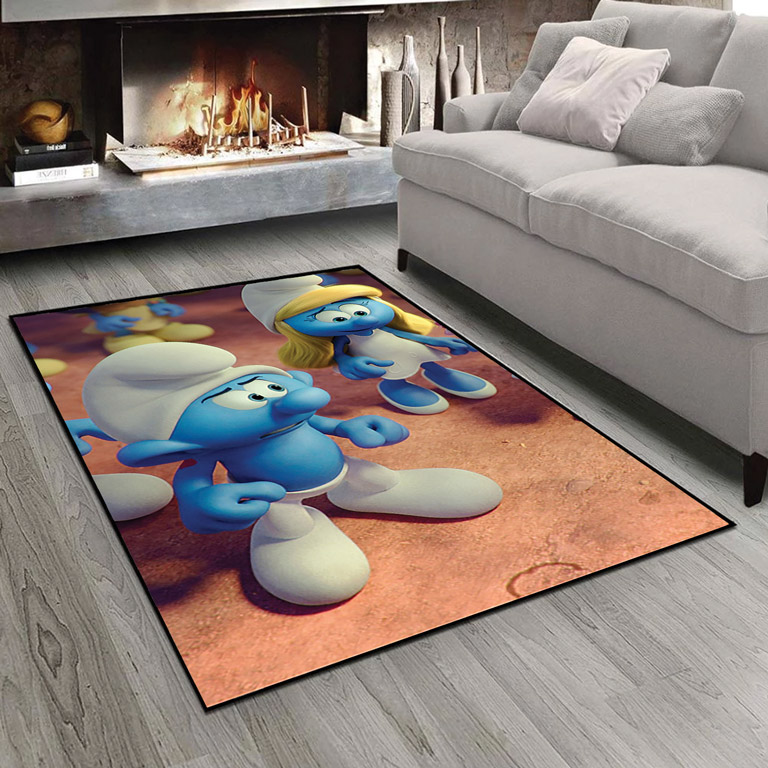 فرشینه پسرانه طرح اسمورف PK-3658b