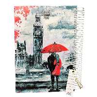 دفتر مشق 200 برگ کتیبه قلم مدل love | چاوه