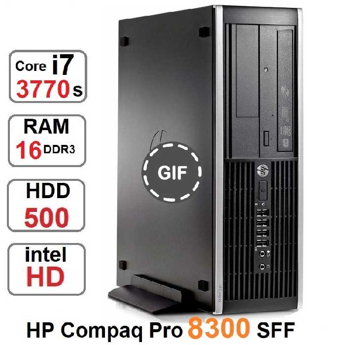 مینی کیس HP Compaq 8300 Elite SFF core i7 3770s رم 16