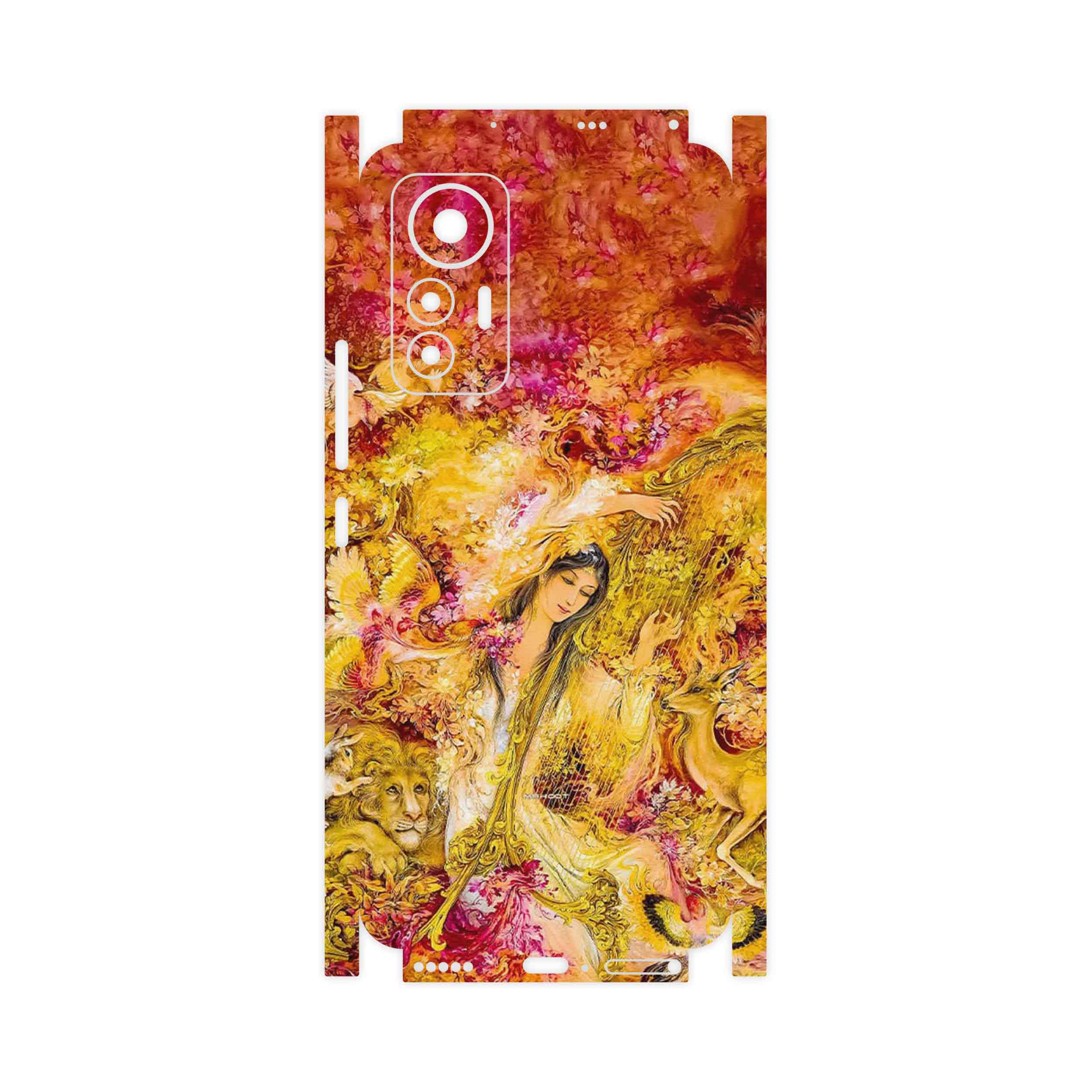 برچسب پوششی ماهوت مدل Persian miniature 1-FullSkin مناسب برای گوشی موبایل شیائومی 12 Lite