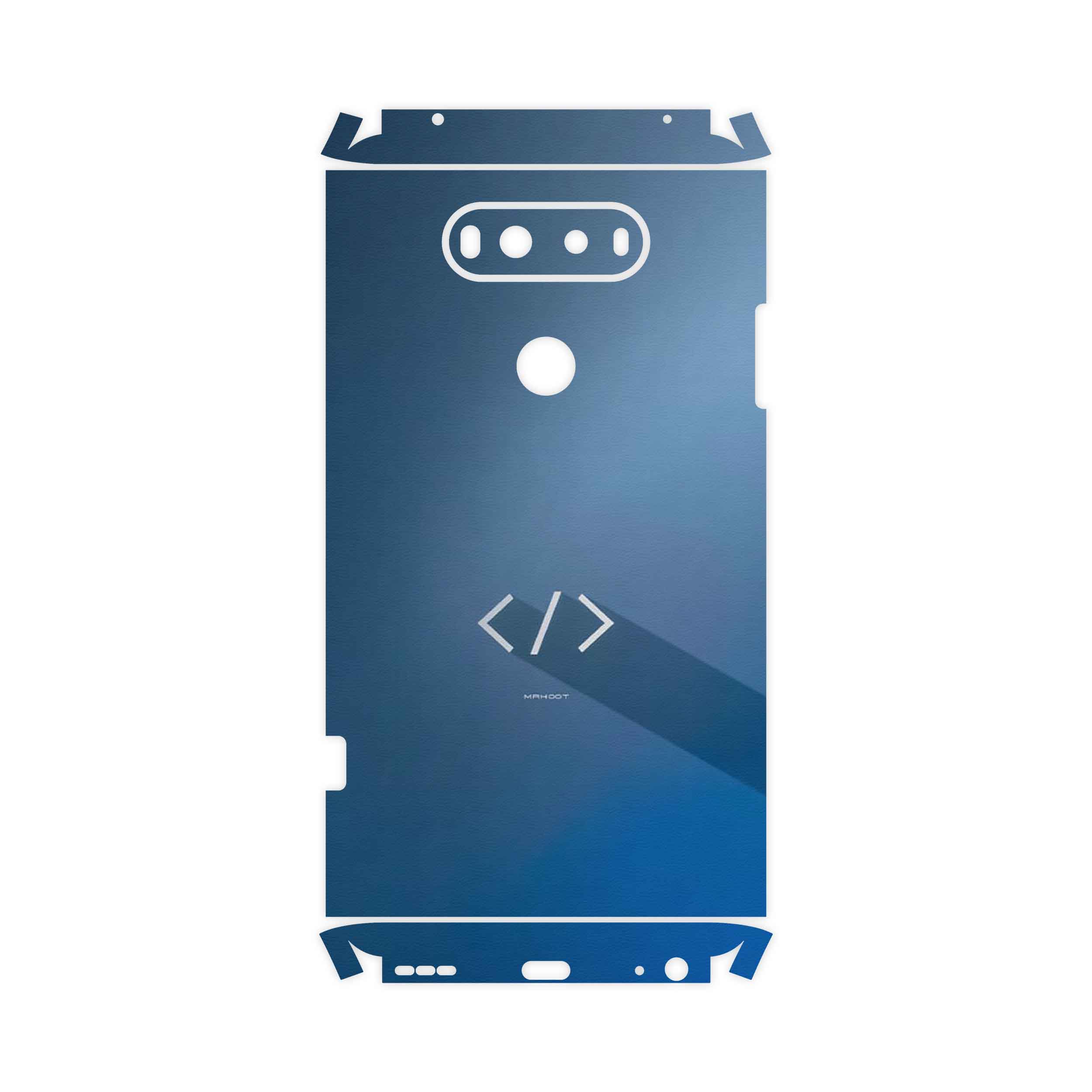 برچسب پوششی ماهوت مدل Minimal Coding icon-FullSkin مناسب برای گوشی موبایل ال جی V20