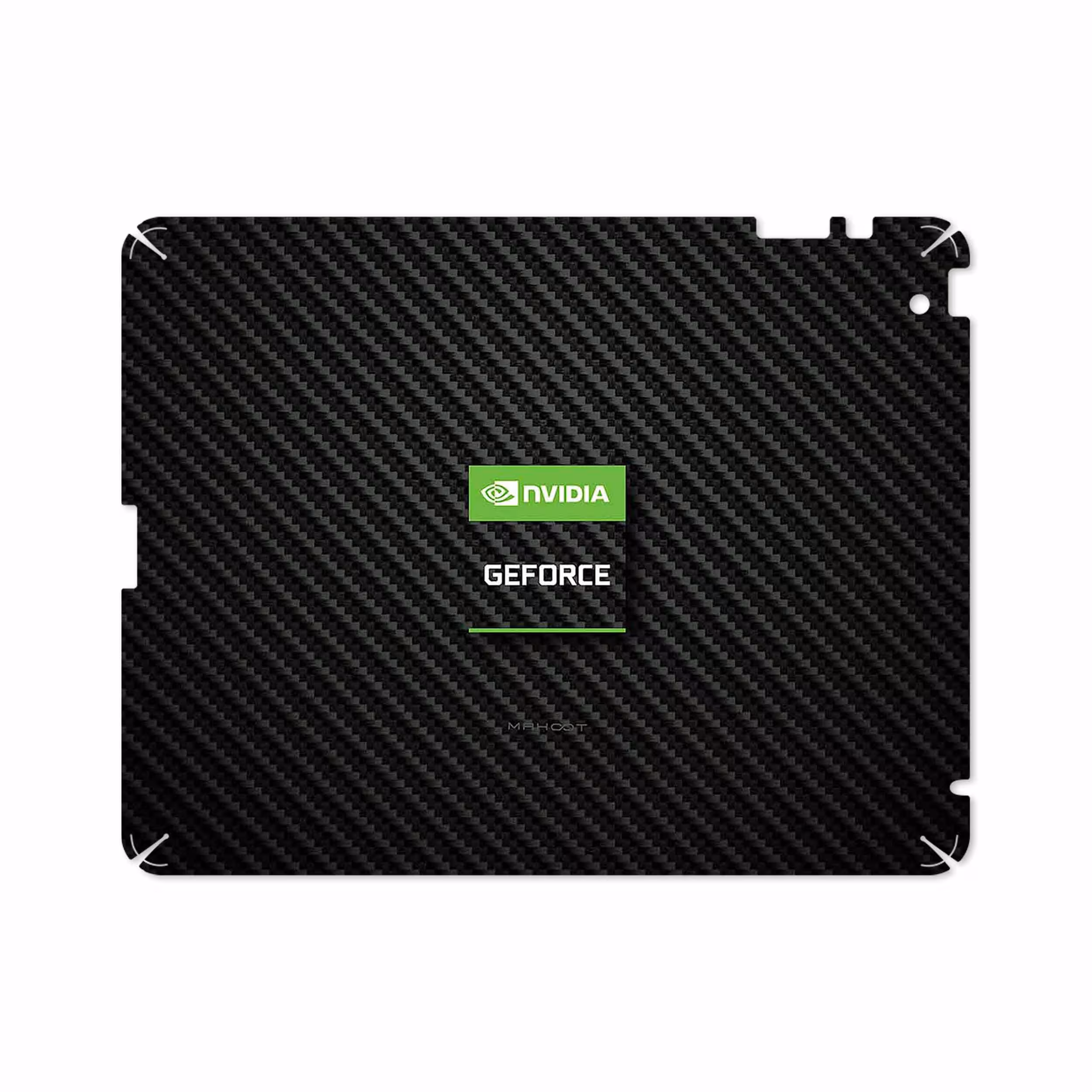 برچسب پوششی ماهوت مدل Nvidia Brand مناسب برای تبلت اپل iPad 2 2011 A1395