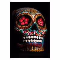 تابلو شاسی مدل skull کد 4 | دنیای قاب