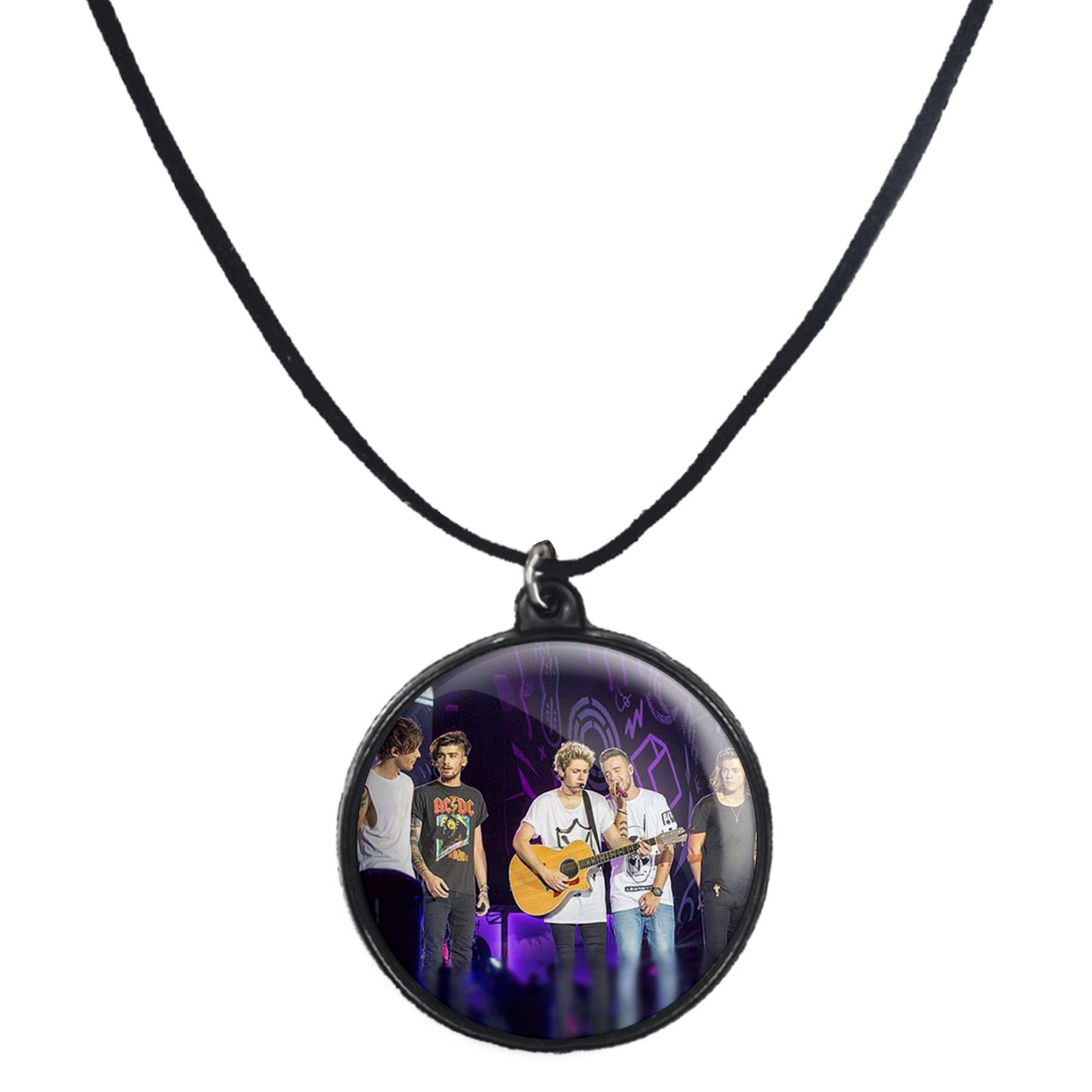 گردنبند پرمانه طرح One Direction کد pmb.13643 مدل دو طرفه