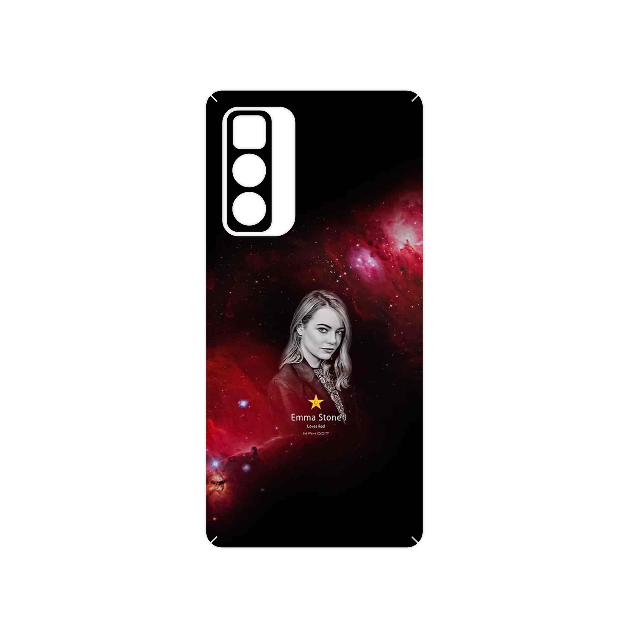 برچسب پوششی ماهوت مدل Emma Stone مناسب برای گوشی موبایل موتورولا Edge 20 Pro