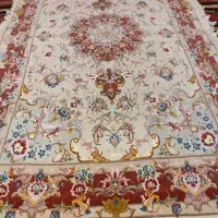 فرش دستبافت یک و نیم متری طرح علیلی تبریز کد SH 53 یک جفت