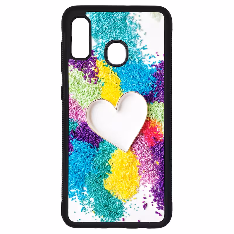 کاور طرح قلبی کد G-149 مناسب برای گوشی موبایل سامسونگ Galaxy A20 / A30 | دیجی قاب دونی