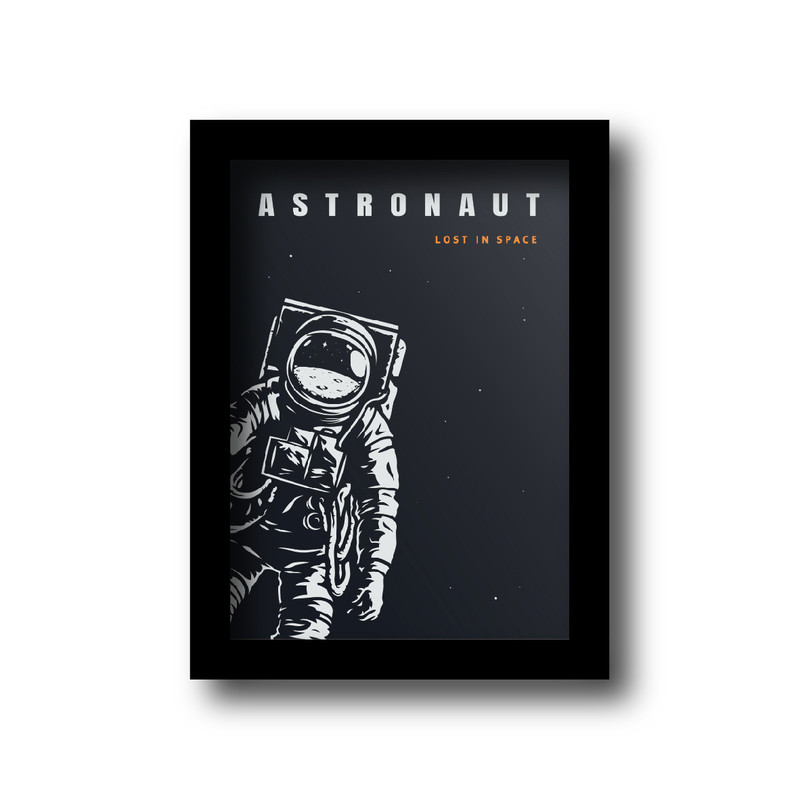 تابلو مدل ناسا و فضا طرح گمشده در فضا کد KM-NASA748 | دنیای قاب