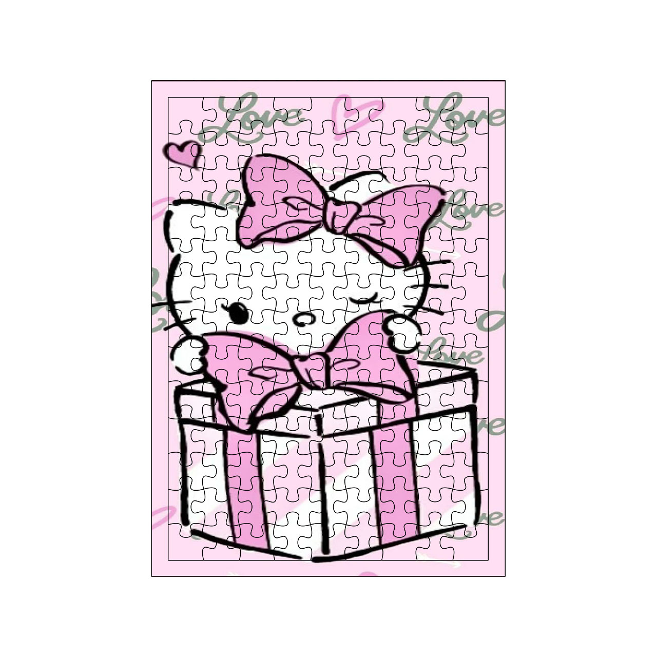 پازل 117 تکه مدل کیتی کد 1530