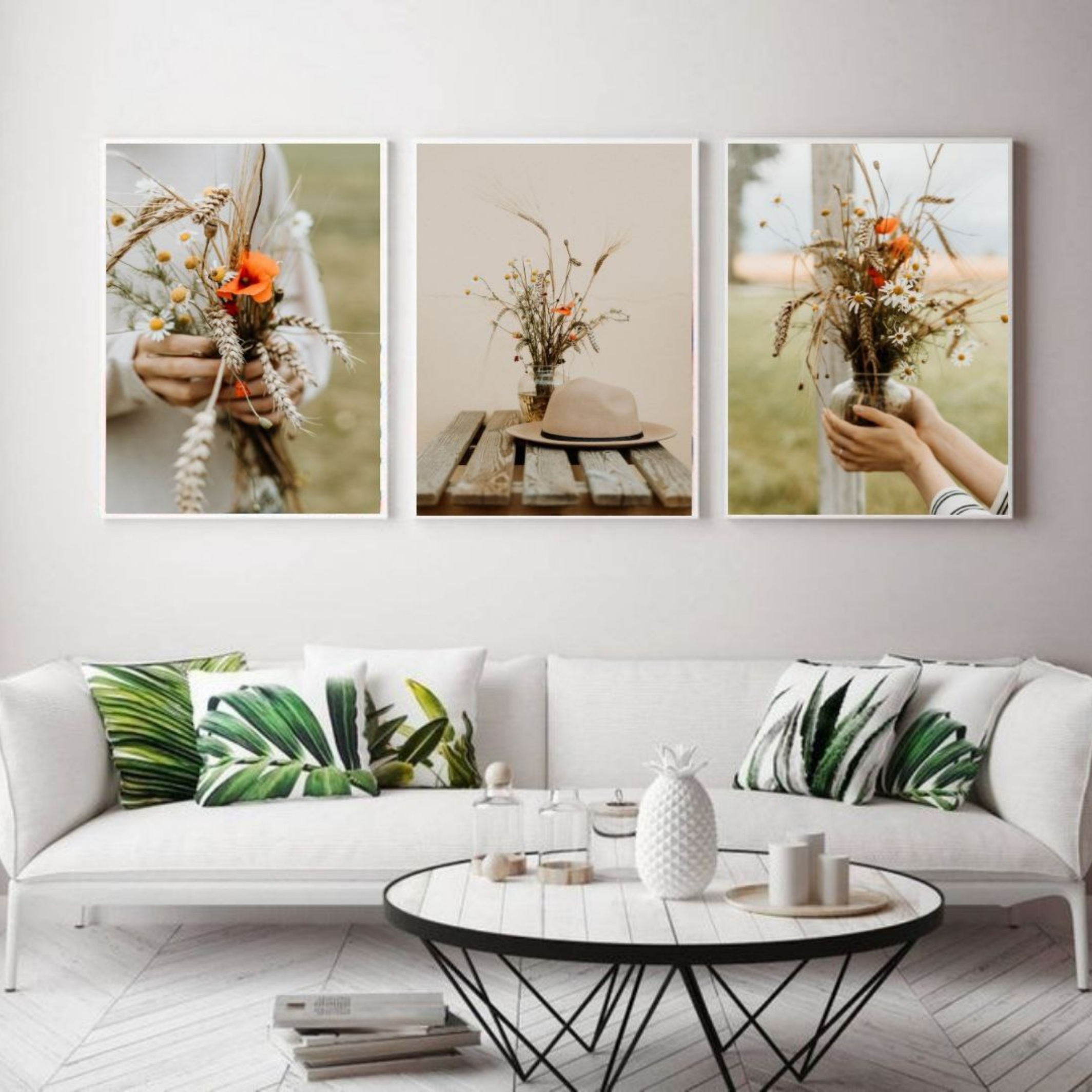 تابلو مدل دکوراتیو کد1130 بسته 3 عددی