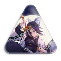 پیکسل خندالو طرح شینوبو کاکوچو انیمه شیطان کش مدل مثلثی کد 11472