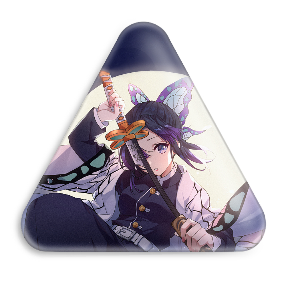 پیکسل خندالو طرح شینوبو کاکوچو انیمه شیطان کش مدل مثلثی کد 11472