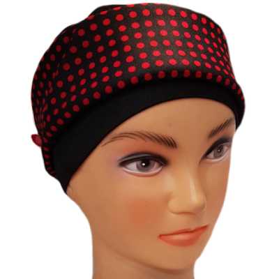 دستمال سر و گردن مدل خال خالی ک Rokh127