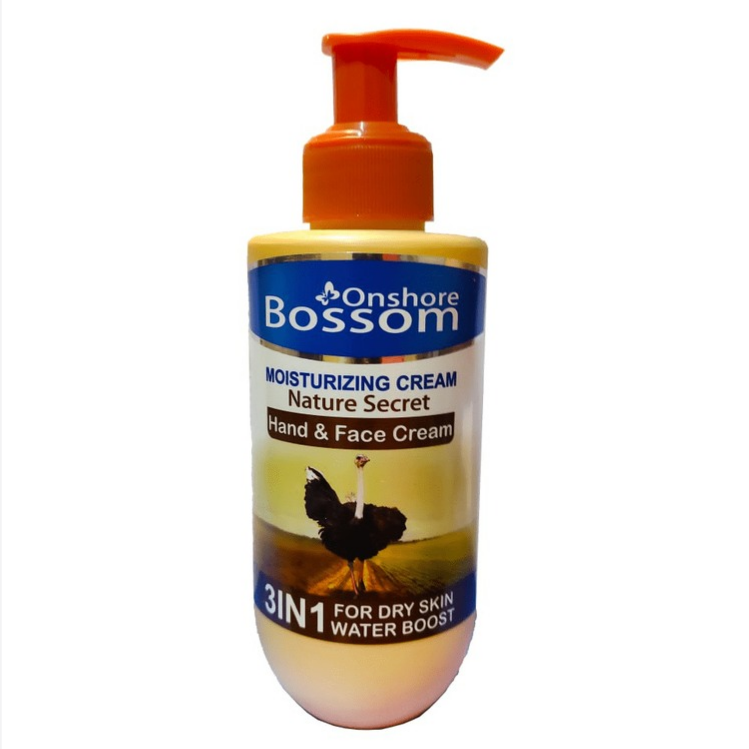 کرم مرطوب کننده بوسوم مدل 3IN1 رایحه روغن شترمرغ حجم 250 گرم