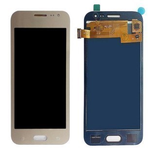 LCD Samsung J200 Galaxy J2 2015 Gold Service Pack 100% Doubi