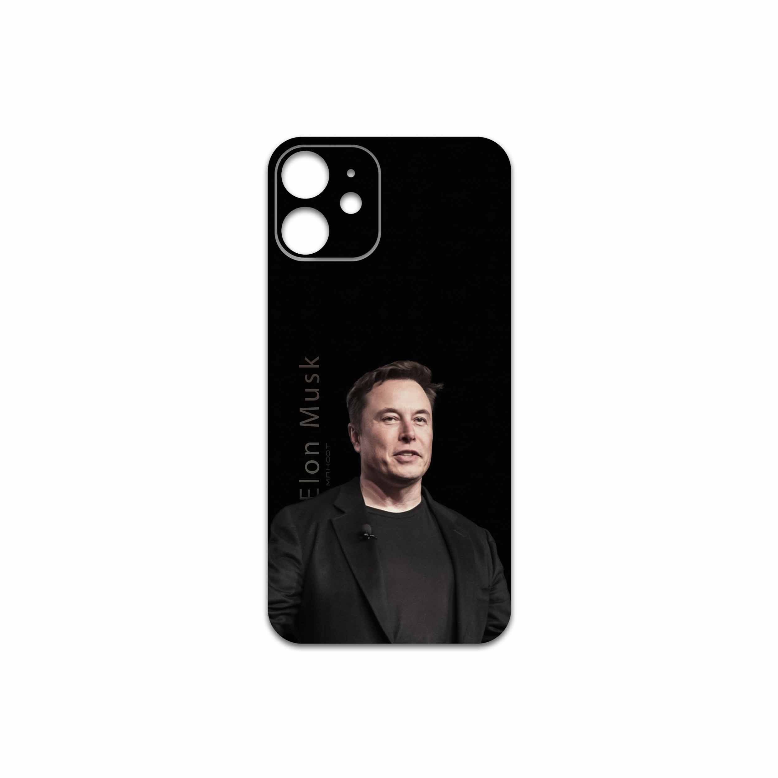 برچسب پوششی ماهوت مدل Elon Musk مناسب برای گوشی موبایل اپل iPhone 12 mini