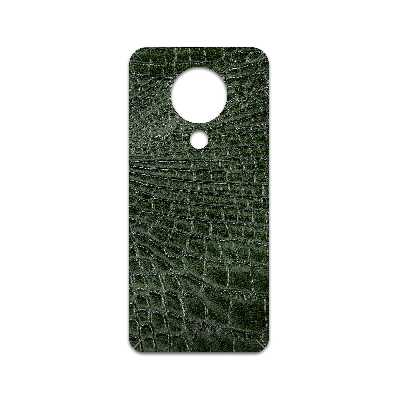 برچسب پوششی ماهوت مدل Green-Crocodile-Leather مناسب برای گوشی موبایل نوکیا 5.3