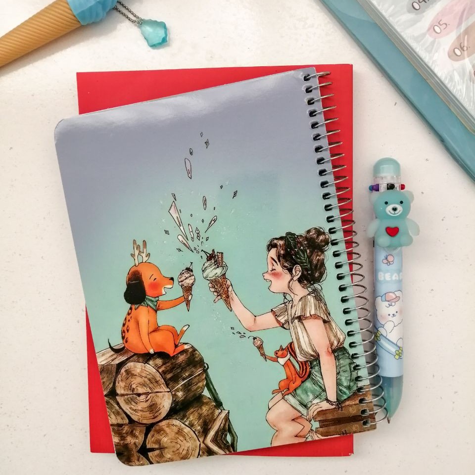 پلنر 80 برگ سویل طرح دخترک مناسب برنامه ریزی روزانه 