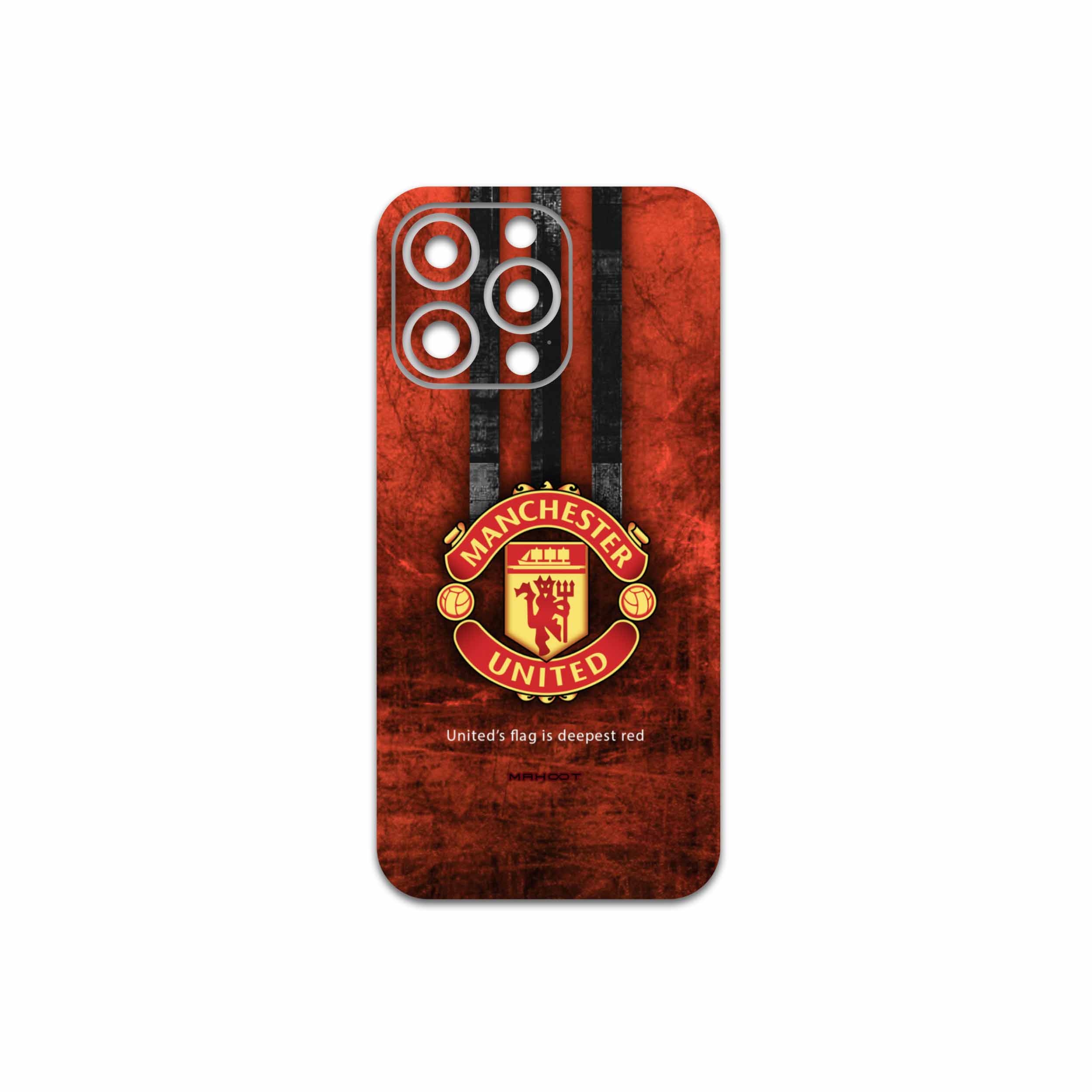 برچسب پوششی ماهوت مدل Manchester-United مناسب برای گوشی موبایل اپل iPhone 13 Pro Max