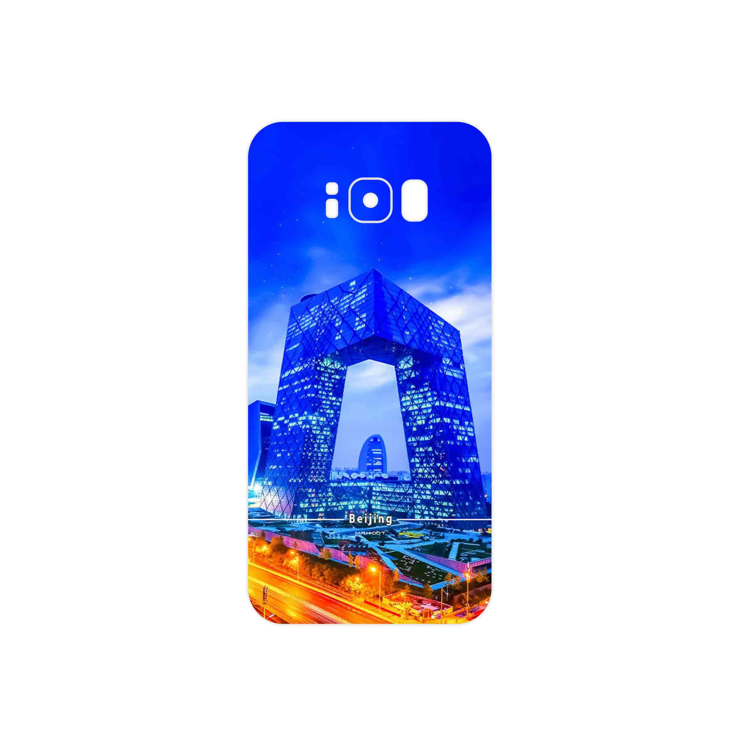 برچسب پوششی ماهوت مدل Beijing city مناسب برای گوشی موبایل سامسونگ Galaxy S8