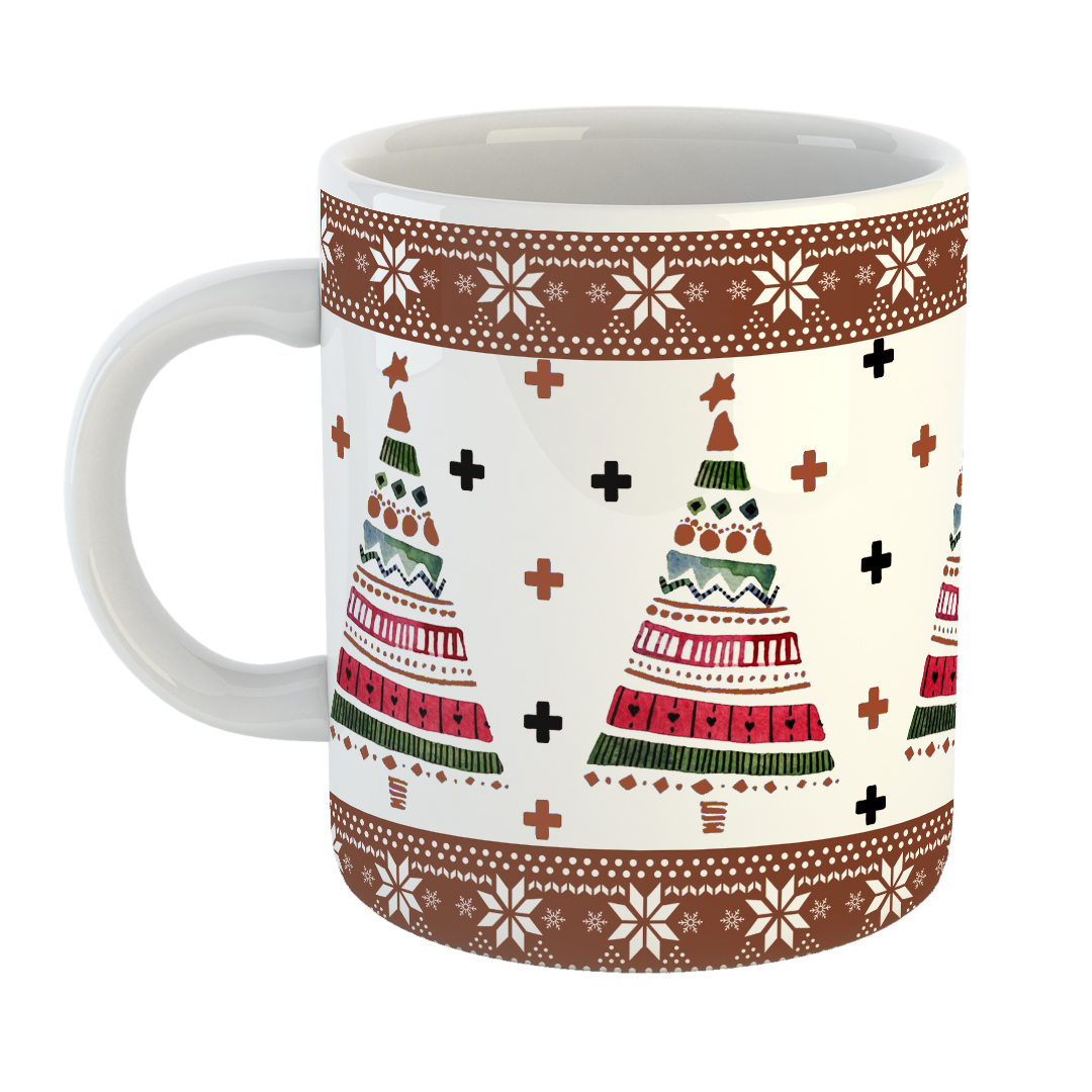 ماگ طرح فرش و کریسمس کد 2316