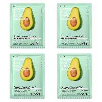 ماسک صورت سادور مدل آووکادو وزن 25 گرم مجموعه 4 عددی