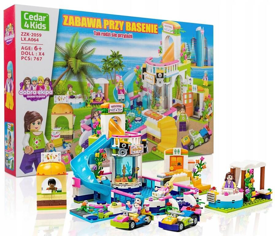 لگو دخترانه مدل استخر LXA064