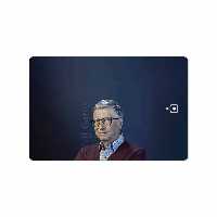 برچسب پوششی ماهوت مدل Bill Gates مناسب برای تبلت سامسونگ Galaxy Tab S3 9.7 2017 T820