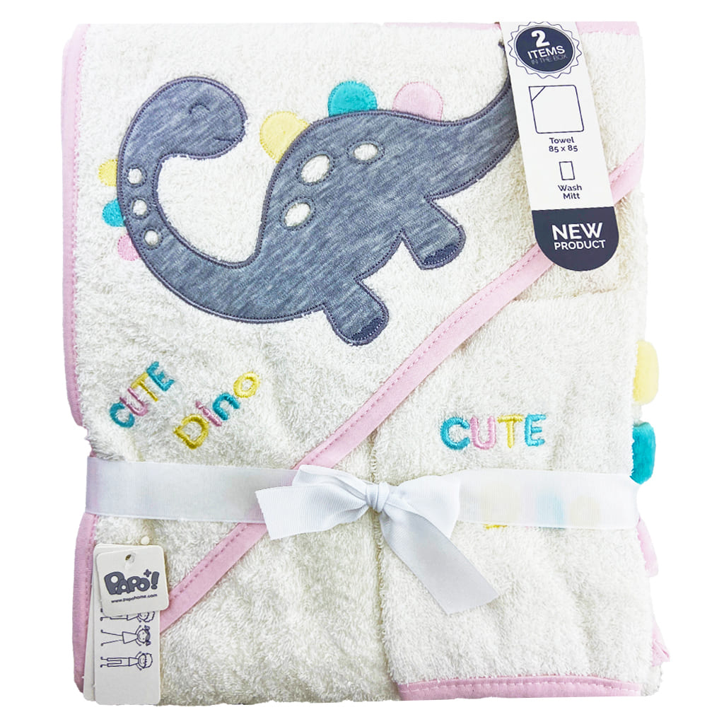 حوله چهارگوش کلاه دار دو تکه دایناسور پاپو Papo