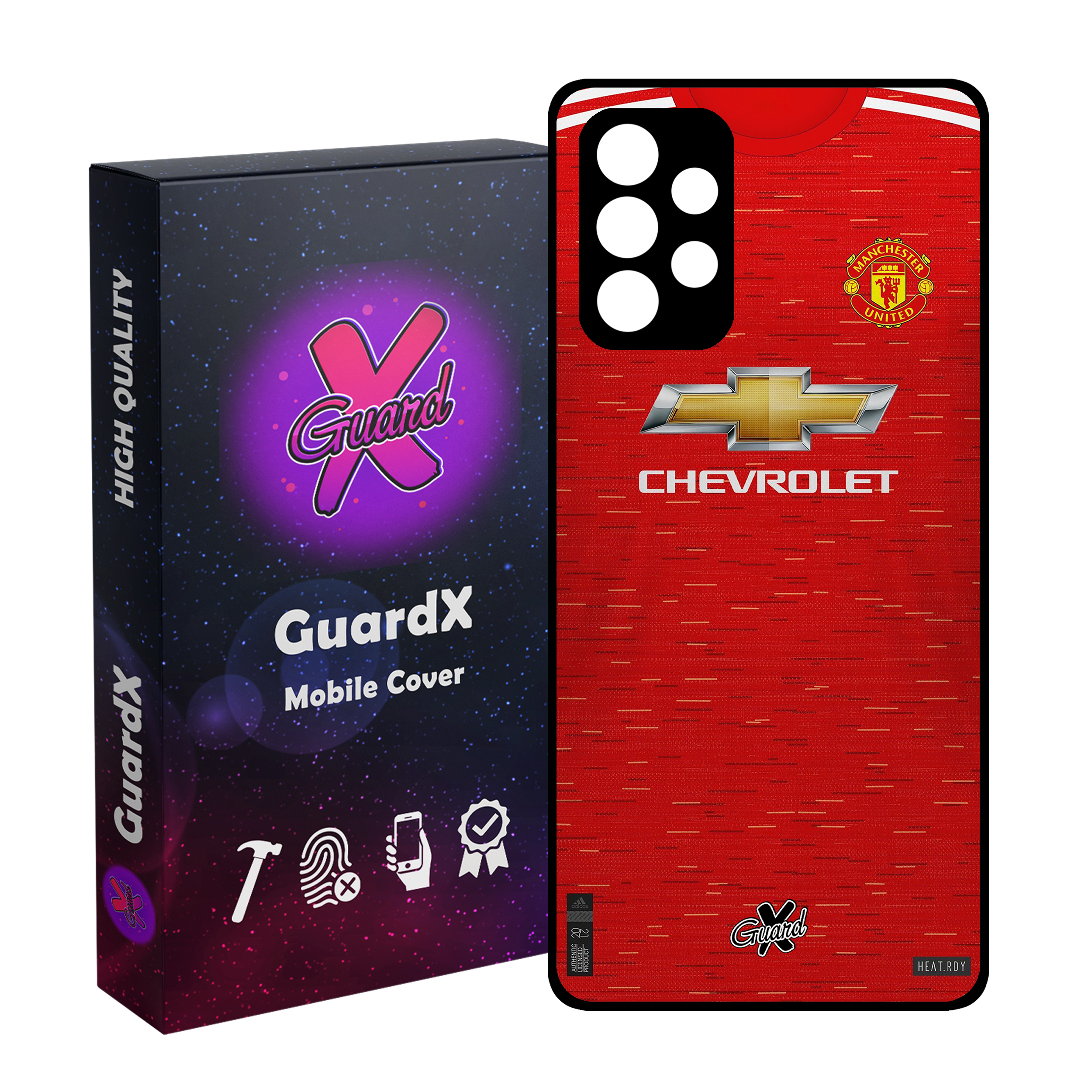 کاور گارد ایکس طرح Manchester United مدل Glass10248 مناسب برای گوشی موبایل سامسونگ Galaxy A32 5G
