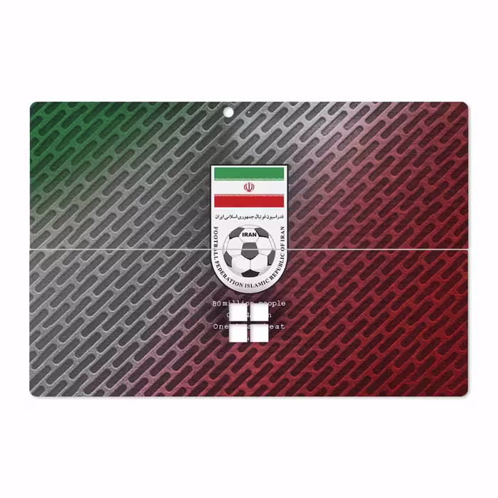 برچسب پوششی ماهوت مدل Iran-National-Football-Team مناسب برای تبلت مایکروسافت Surface Pro 4 2015