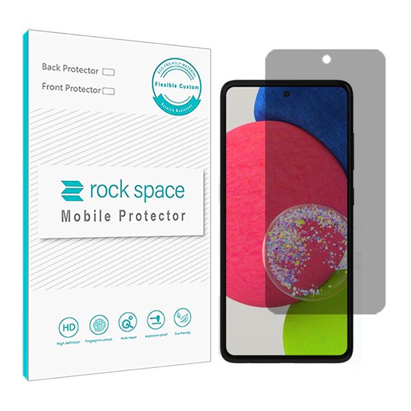 گلس سامسونگ A52s 5G مدل نانو هیدروژل پرایوسی برند راک اسپیس کد S