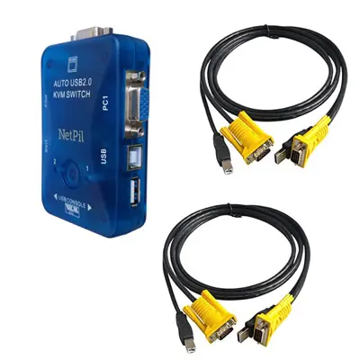  سوییچ دو پورت KVM نت پیل مدل 102UK-T