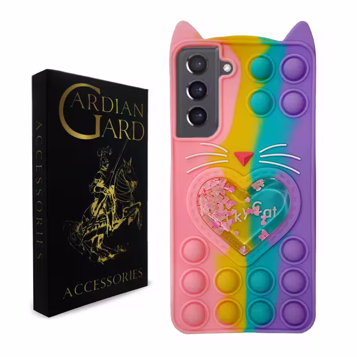 کاور گاردین گارد مدل Lucky Cat مناسب برای گوشی موبایل سامسونگ Galaxy S21 FE