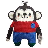 عروسک بافتنی ماندانا مدل میمون کد 01